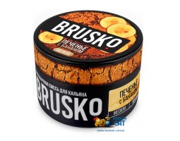 Бестабачная смесь Brusko Medium Печенье с Бананом 50г