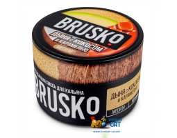 Бестабачная смесь Brusko Medium Дыня Кокос Карамель 50г