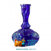 Колба для кальяна Vessel Glass Елка Синяя Крошка